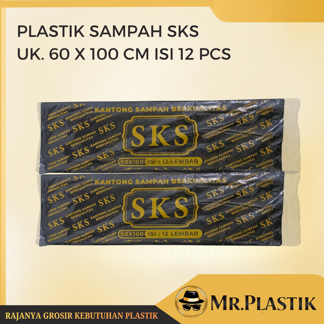 1 BALL PLASTIK SAMPAH SKS  UK. 60 X 100 CM ISI 50 PACK/600 PCS
